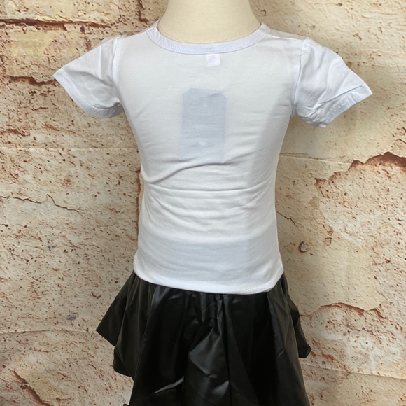 NEW 2 Piece Mini Boss Faux Leather Skirt Set - Picture 12 of 12